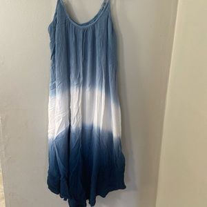 Ombré tie dye dress
